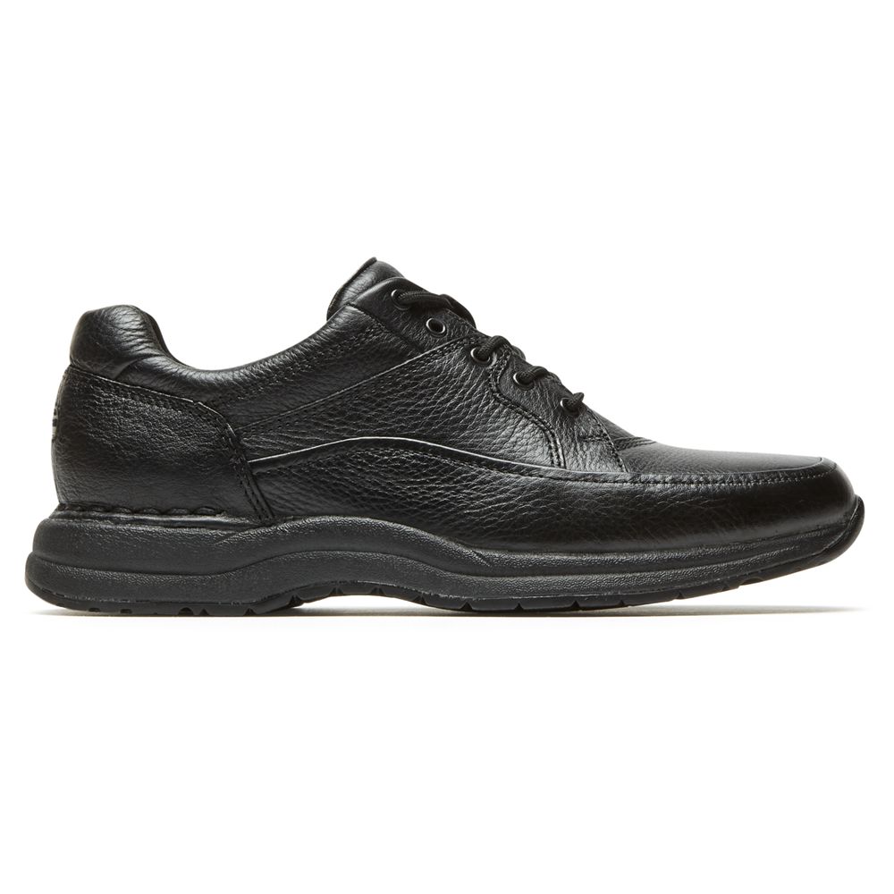 Rockport Edge Hill 2 Lace-To-Toe - Mens Walking Shoes - Black - NZ (LGD-978365)